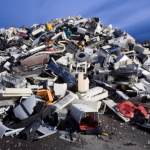 electronics in garbage